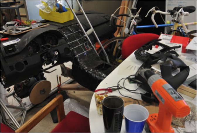 Prototyping an automotive interface